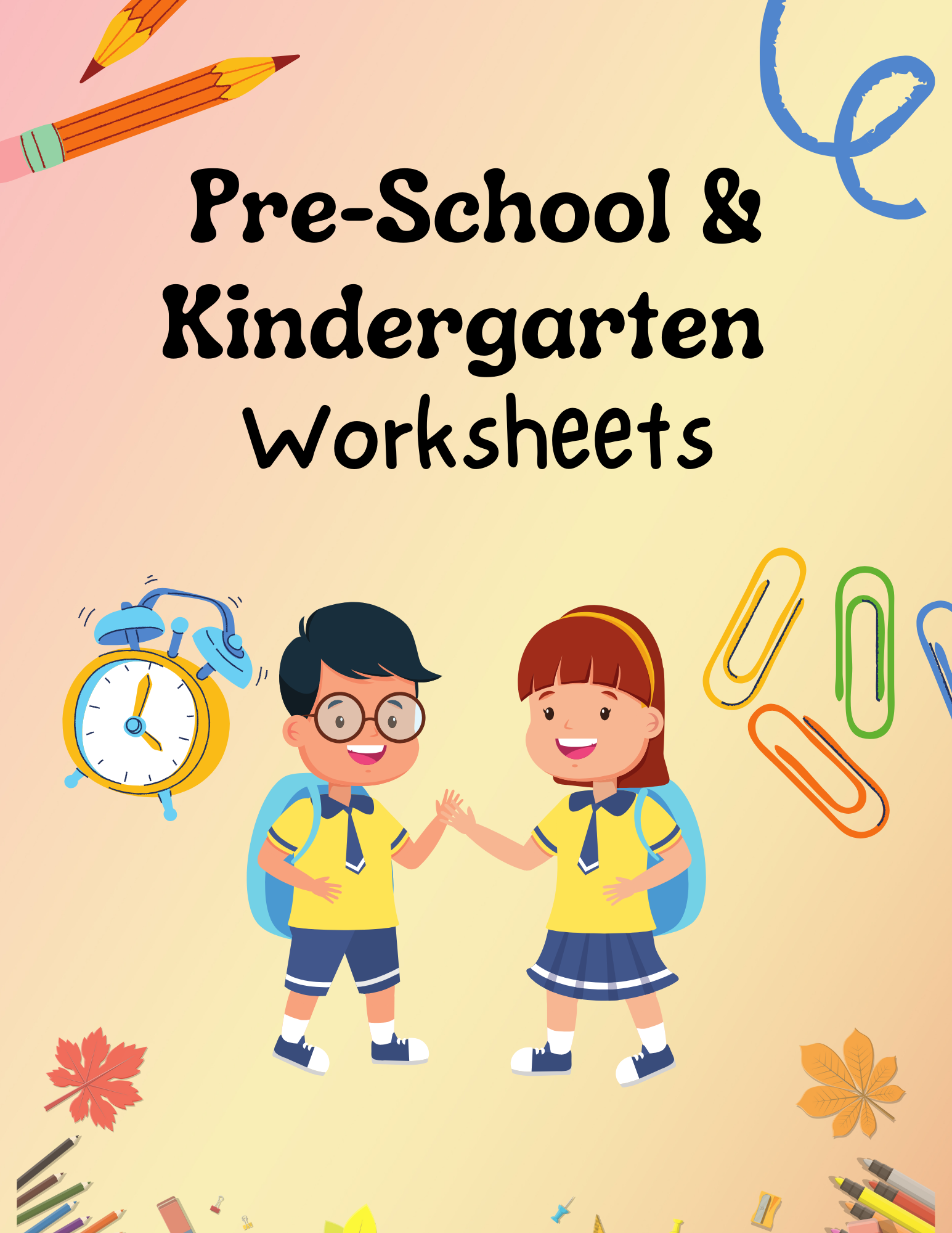 KIDS Pre-School & Kindergarten Worksheet | Teaching Resources