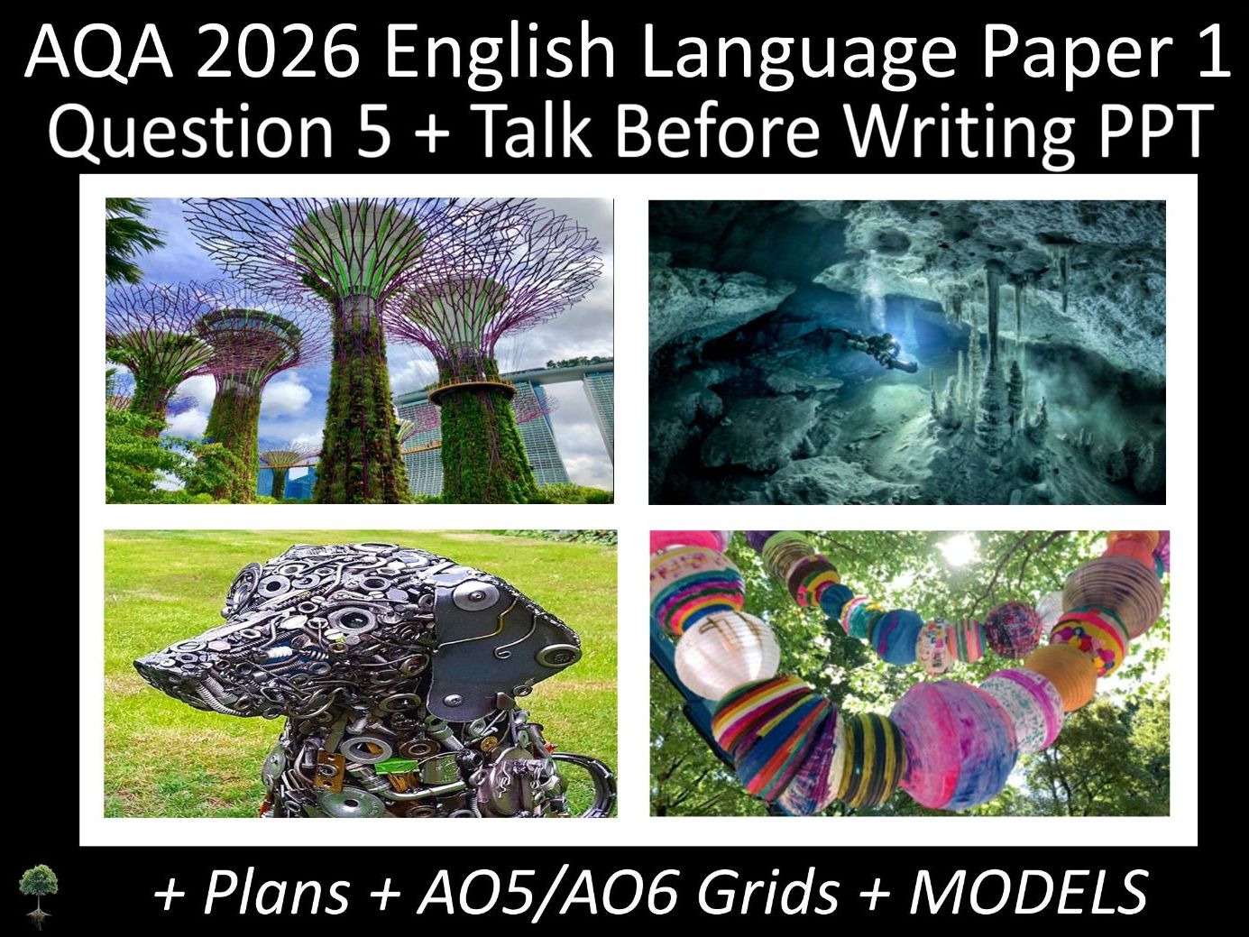 Four Question 5 - AQA 2026 English Language Paper 1| Oracy, Plans, AO Grids, Models + PPT