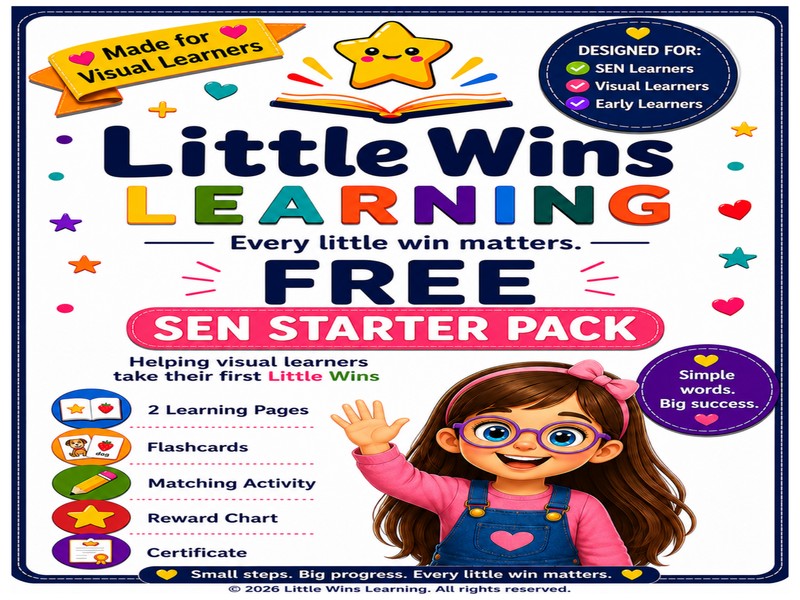 Free SEN Starter Pack Visual Learning