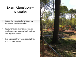 AQA GCSE Geography How Does Change Affect Ecosystems?