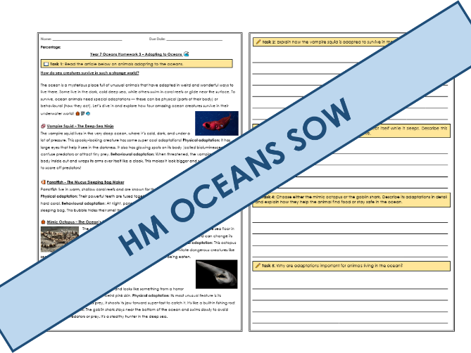 Oceans Homework 3 - Adapting to Oceans