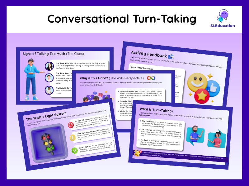 Conversational Turn-Taking | Social Skills for Autism | Receptive & Expressive