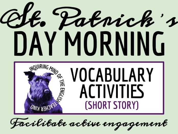 "St. Patrick's Day in the Morning" by Lynn Doyle Vocabulary Activities | Irish Short Story