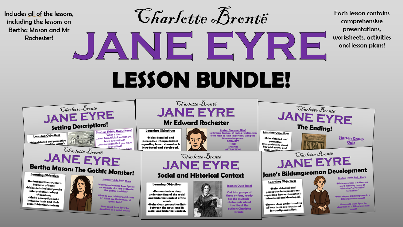 Jane Eyre Lesson Bundle!