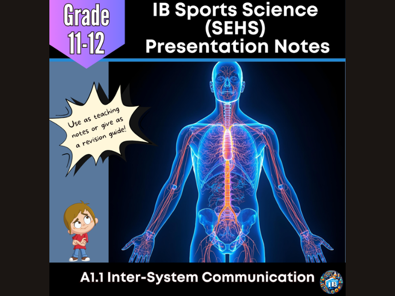 IB SEHS A1.1 Communication: Teaching Notes & Revision Guide 2026