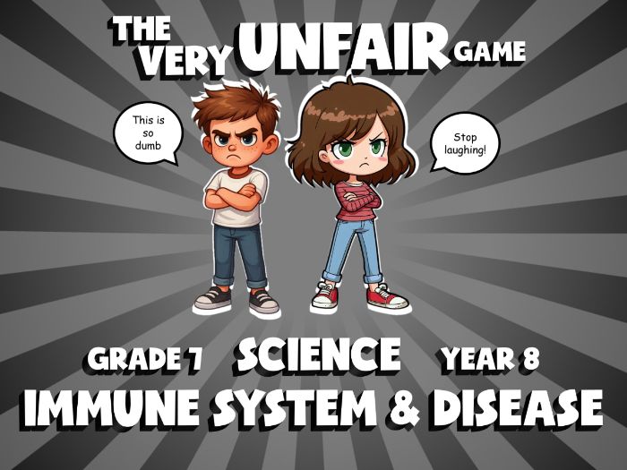 Immune System & Disease VERY UNFAIR GAME | No-Prep Year 8 Science Review Activity