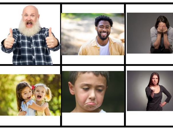 Different Emotions Sorting Cards