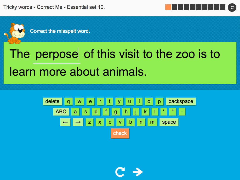 Tricky Words Spelling Interactive Exercise 10 - Essential Level - KS3 ...