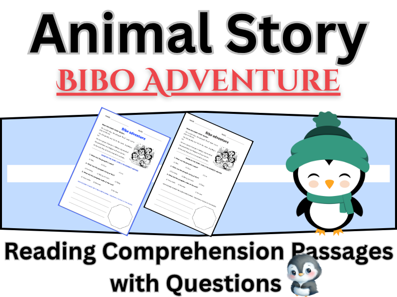 Funny short animal story - Reading Comprehension Passages and Questions worksheet