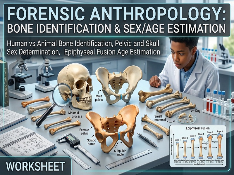Forensic Anthropology Bone Identification & SexAge Estimation