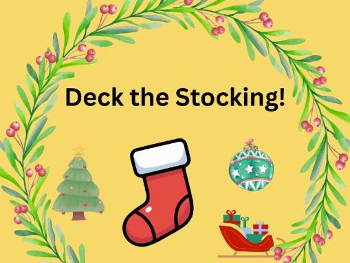 Decorate your Christmas Stocking