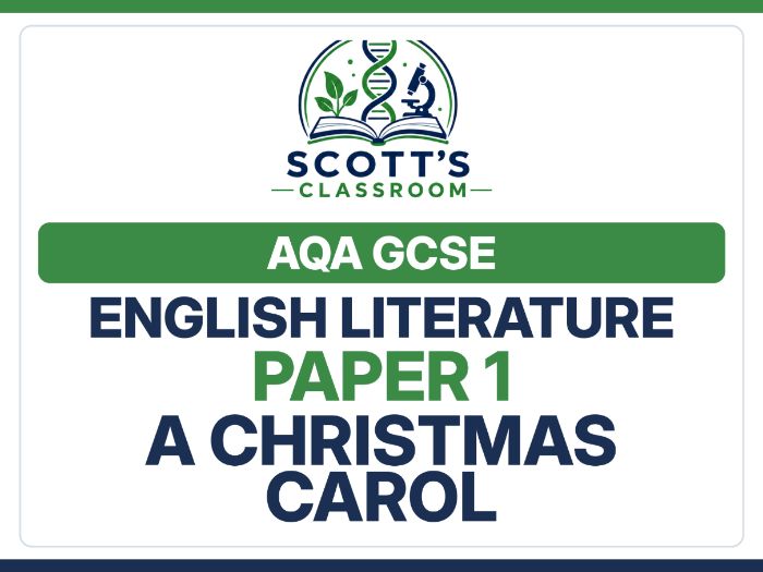 A Christmas Carol AQA Exam Questions