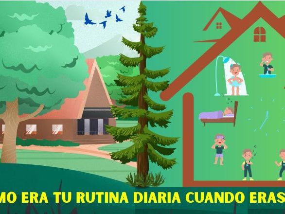 ¿Cómo era tu rutina diaria cuando eras más pequeño?
