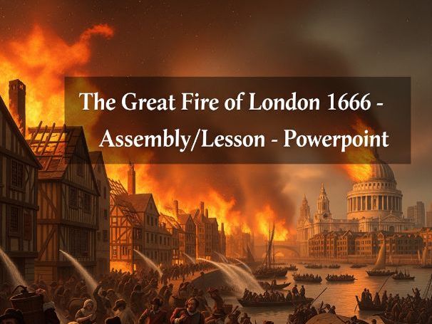 The Great Fire of London 1666 - Assembly/Lesson - Powerpoint