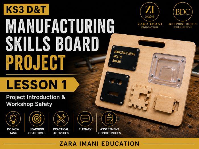 KS3 D&T Lesson 1: Manufacturing Skills Board Project