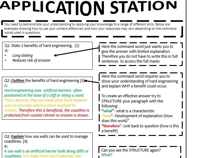 Coastal management revision booklet with application support