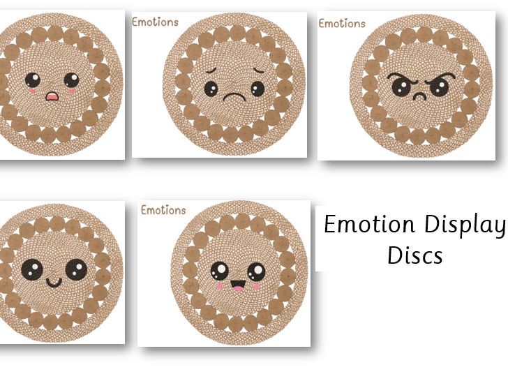 Emotions Display Discs EYFS/KS1