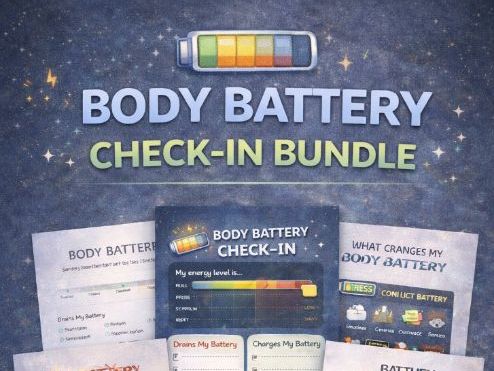 Body Battery for KS2 – Emotional Regulation & Energy Check-In Tool (Junior Version)