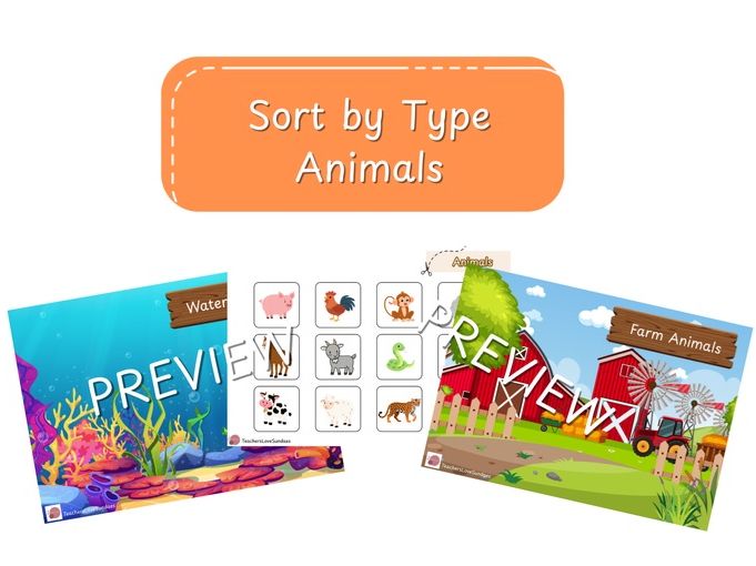 Sort by Type Animals
