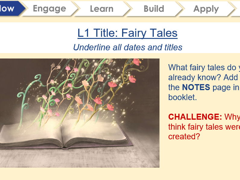 Fairytales Drama SOW