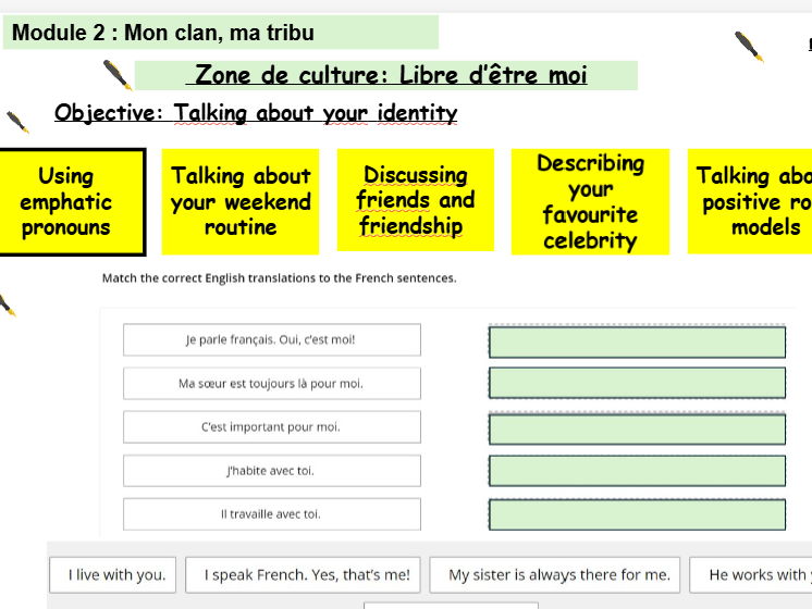 New French AQA Higher GCSE Complete Module 2  Mon clan, ma tribu