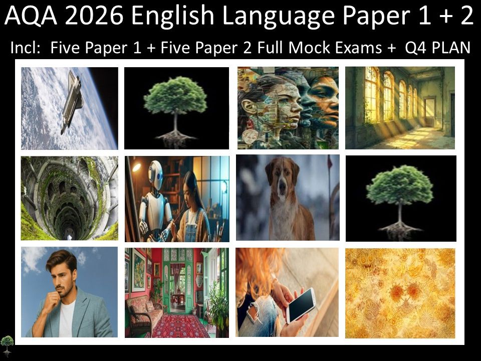 Ten AQA 2026 English Language Paper 1 + 2 Mocks | Q4 Plan