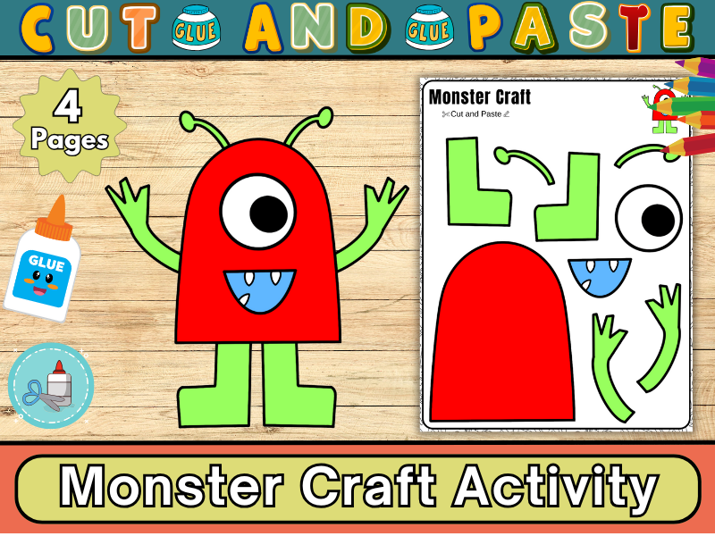 Monster Craft Alien Outer Space Activities Theme Bulletin Board Template For Kid