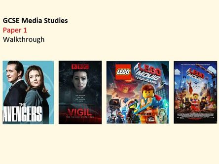 GCSE OCR Media Studies Paper 1 walkthrough