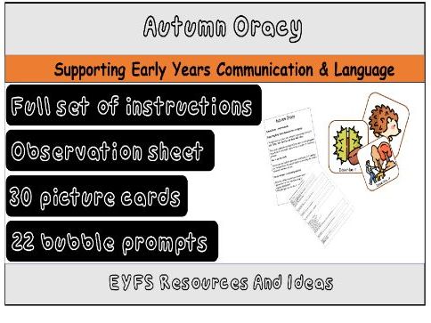 Autumn Oracy Conversation Cards – Early Years