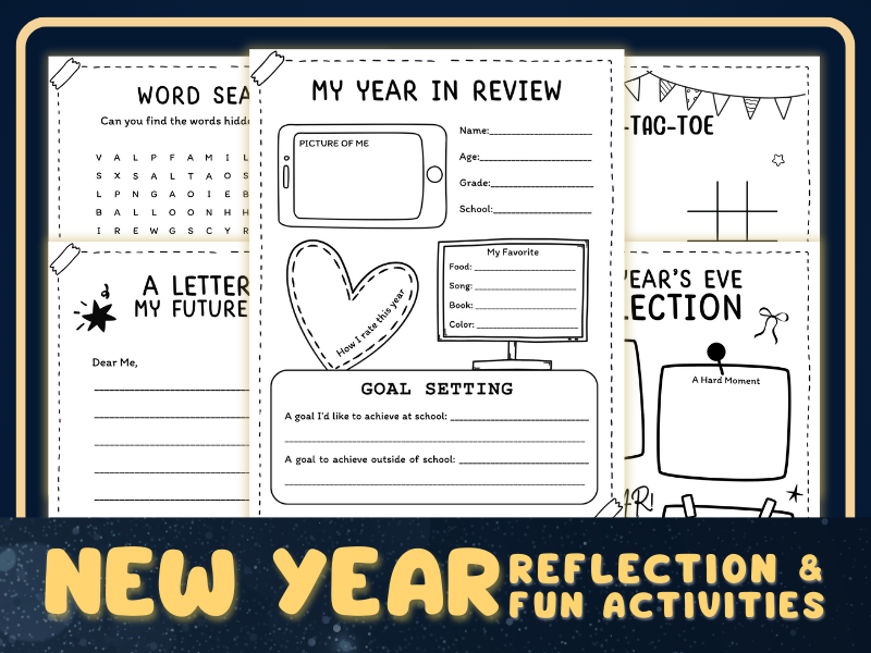 New Year Reflection & Fun Activities