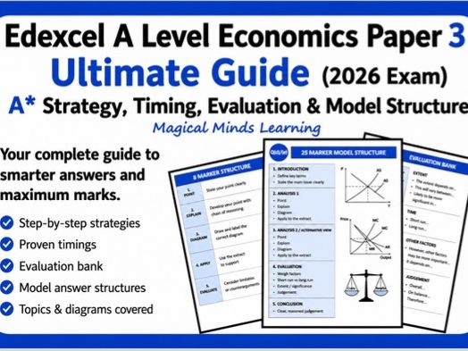 Edexcel A Level Economics Paper 3 Ultimate Guide (2026 Exam)