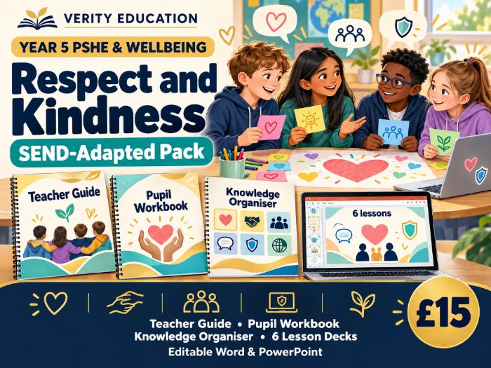 Year 5 PSHE & Wellbeing: Respect and Kindness — SEND-Adapted Pack