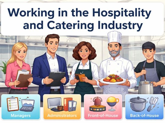 Working in the Hospitality and Catering Industry – Cover Lesson Worksheet