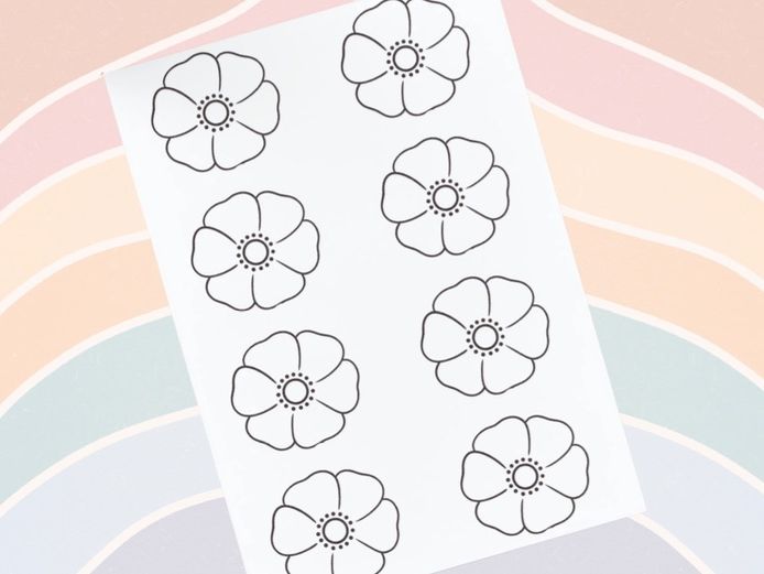 Remembrance - Make a Poppy Template