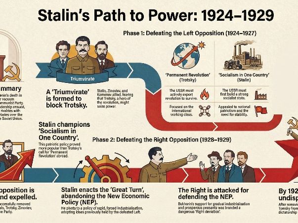 AQA A-Level 2N - Russia 1917-53: Part 3 - 1924-29 - Power Struggle