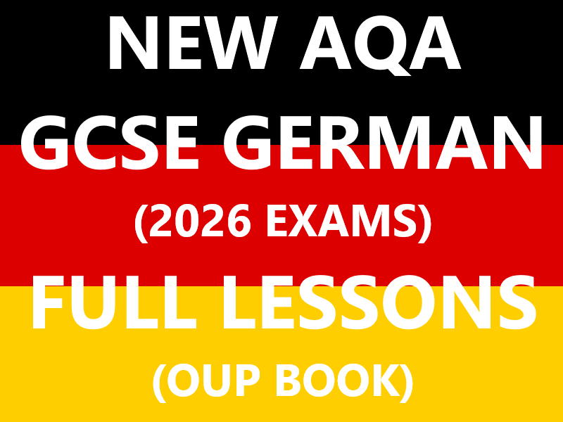 New GCSE German (2024) - AQA - 5.1H (Weihnachtszeit in Deutschland) - Full lessons and resources