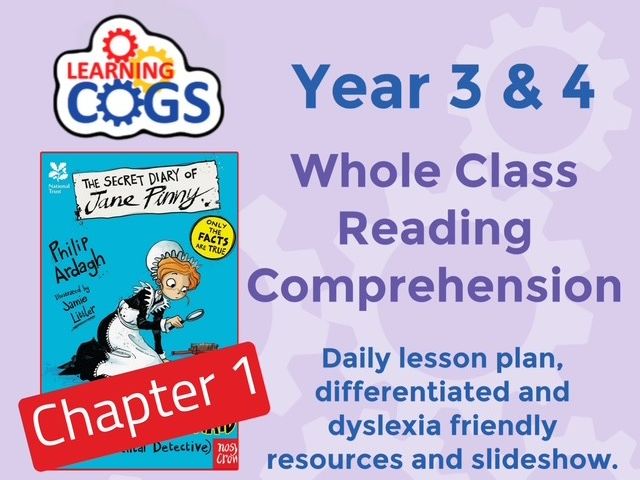 Y4 Whole Class Reading –Chapter 1  The Secret Diary of a Housemaid (Comprehension) Dyslexia Friendly
