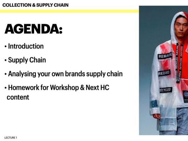 Fashion & Supply Chain #1