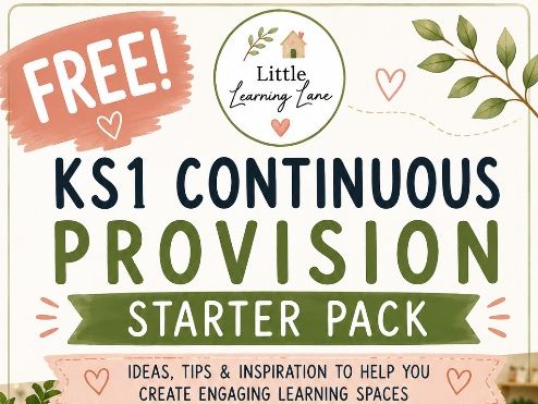 FREE Continuous Provision Taster Pack – Year 1 /