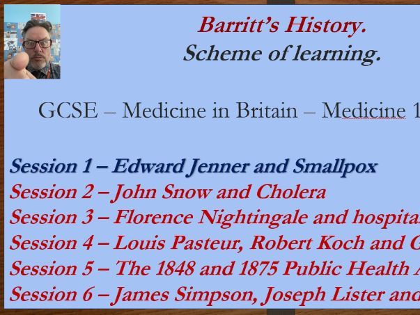 Barritt's History - Edexcel / Pearson - Medicine in Britain 1700 - 1900.