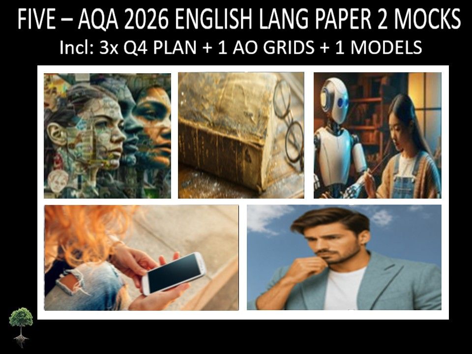 FIVE - AQA PAPER 2 | 2026 FULL MOCKS | MODELS | Q4 PLAN | AO GRIDS