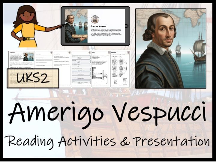 Amerigo Vespucci Reading Comprehension Activities | Year 5 or Year 6