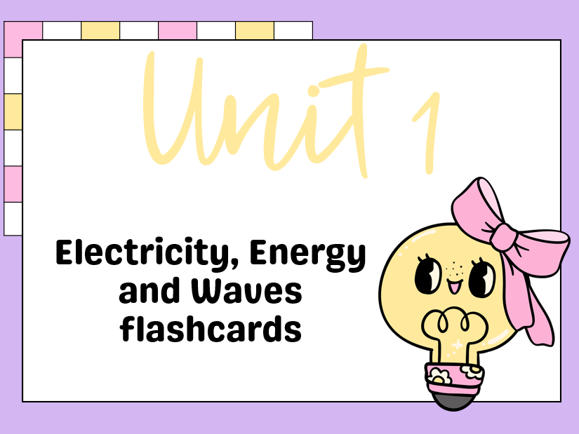 WJEC GCSE Electric circuit flash cards