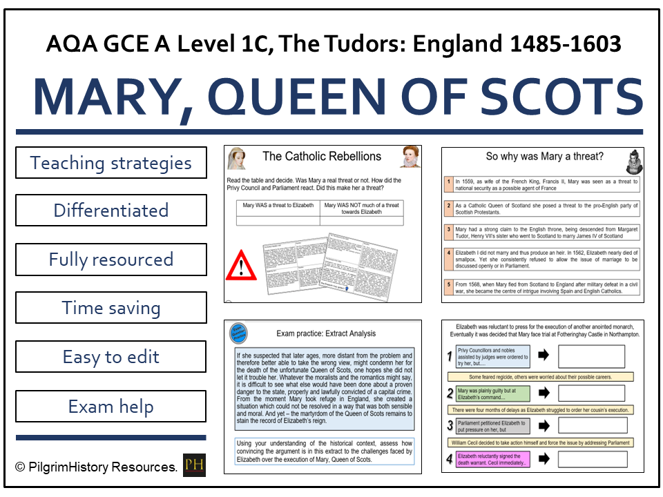 Mary, Queen of Scots and the Threat to Elizabeth I | AQA A  Level History