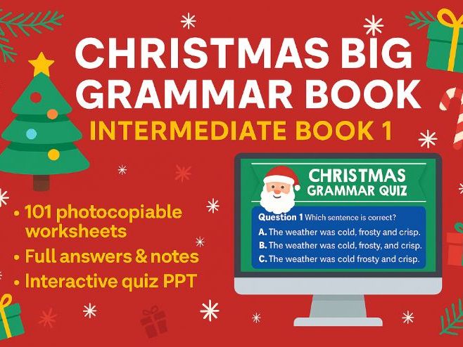 Christmas Big Grammar Book – Intermediate 1