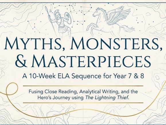 Percy Jackson and the Lightning Thief Year 7–8 Novel Study Teaching Unit