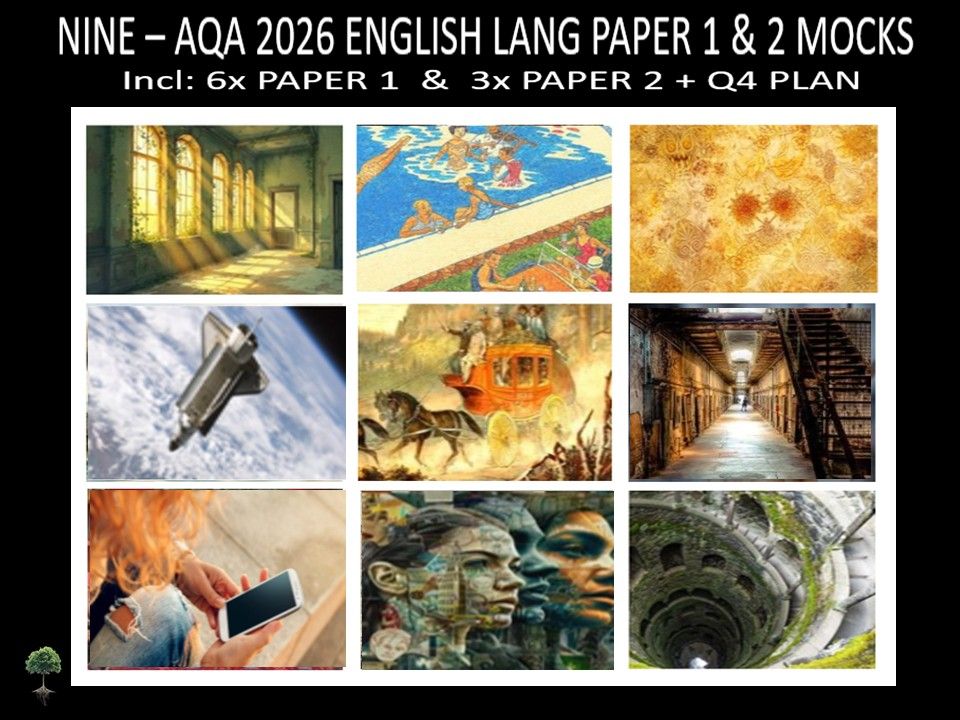 NINE - AQA PAPER 1 & 2 | 2026 FULL MOCKS | Q4 PLAN