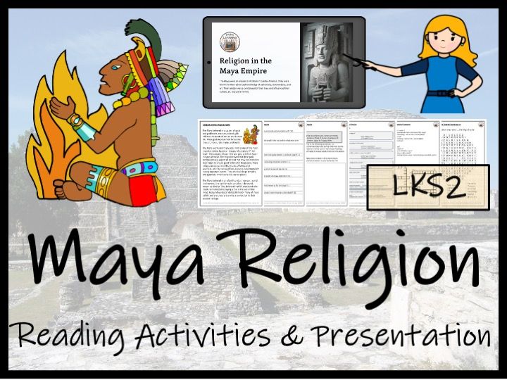 Maya Religion Reading Passage Comprehension Activities | Year 3 or Year 4