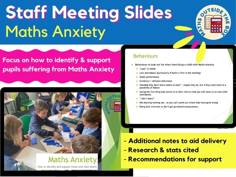 Maths Anxiety - Staff Meeting Training Slides
