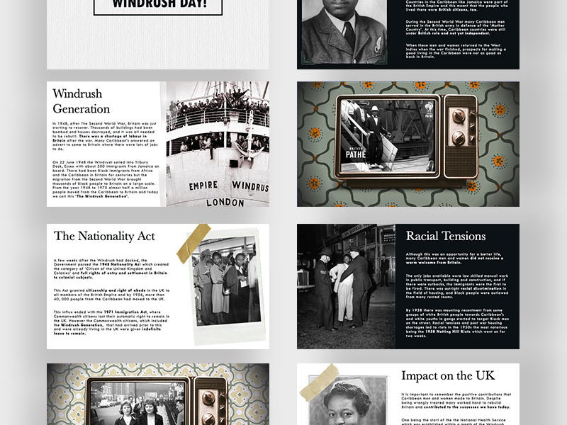 Tutor-time for KS3 and KS4 Windrush Day: The Windrush Generation presentation